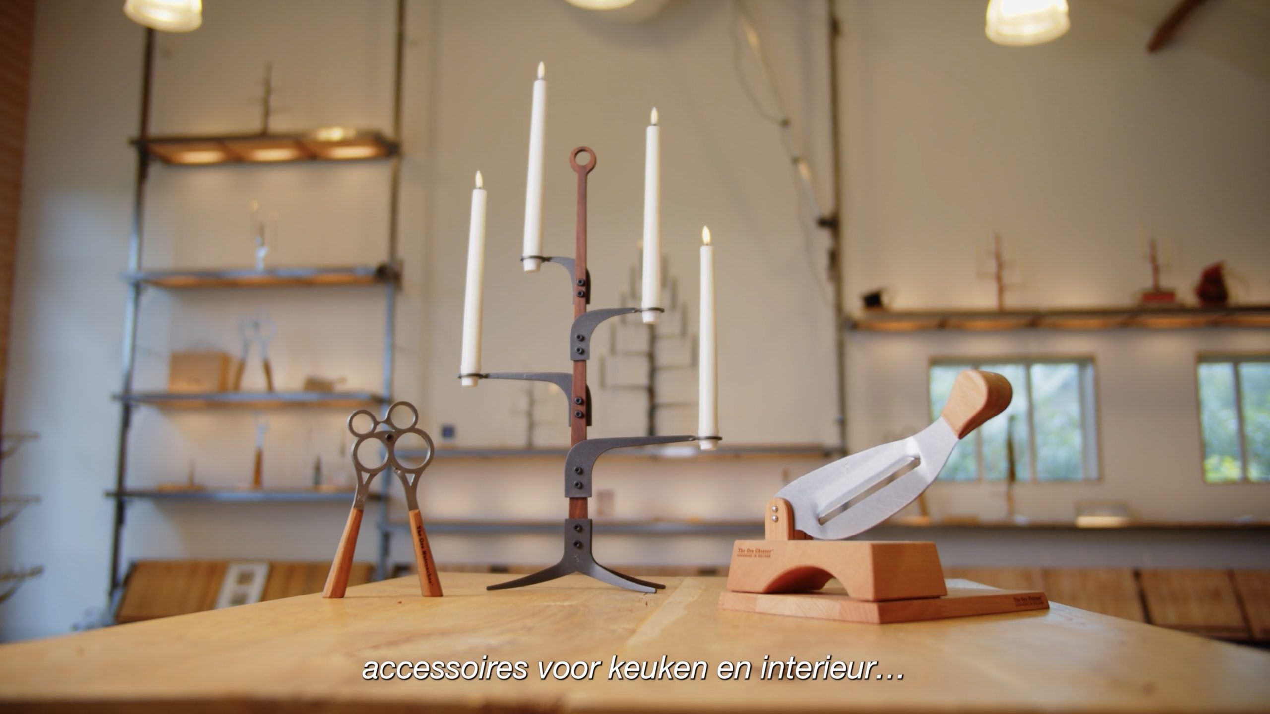 Ore Design producten in de studio.